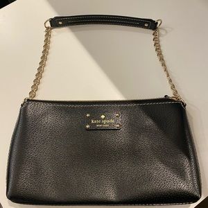Kate Spade black leather purse